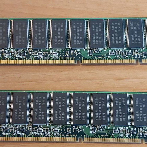 HP SDRAM 128MB 100MHz used memory, pack of 2