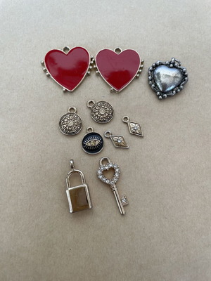 Metal craft charms pack