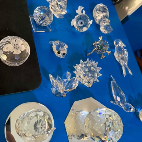 Swarovski decorative crystal figurines, set of 14