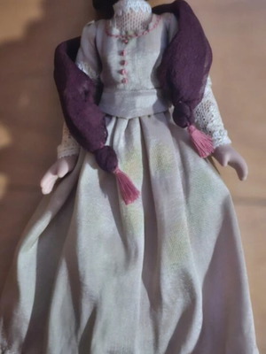Porcelain dolls set of 3, 19-20 cm decoration