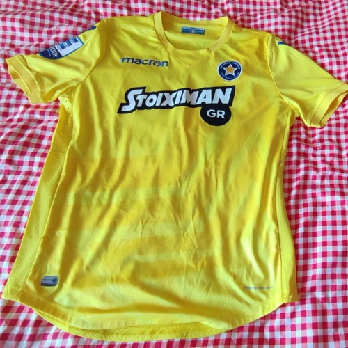 Asteras Tripolis Football Shirt Macron №13 Tsoukalas Size L like new