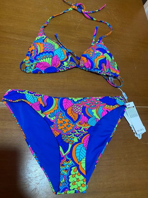 Bikini and Pantelona Set new, size 46 Large, multicolor