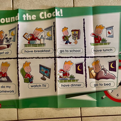 15 Double-Sided English Educational Posters