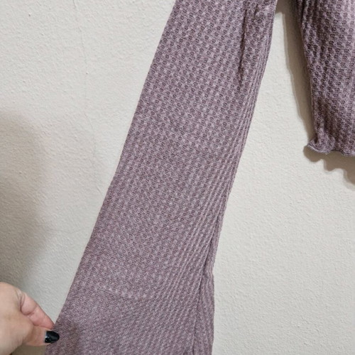 Pink long sleeve Shein crop top used, size XS