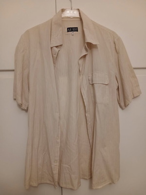 Armani Jeans Summer Shirt size M beige like new