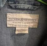 Πουκάμισο Ralph Lauren jean μεταχειρισμένο, slim line, μπλε, μέγεθος S-M