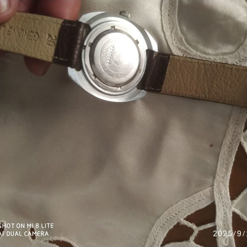 ZARIA mechanical watch new with leather strap