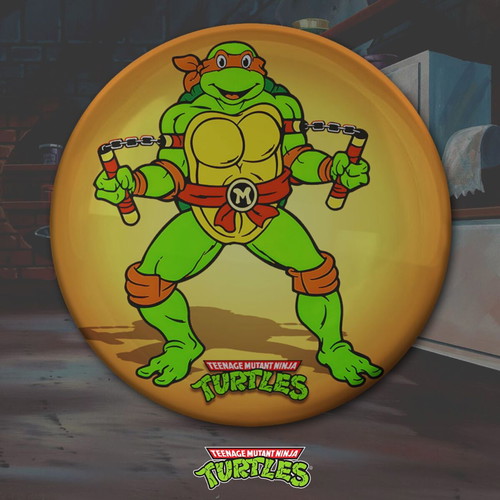TMNT pin set of 5 new, 3 cm