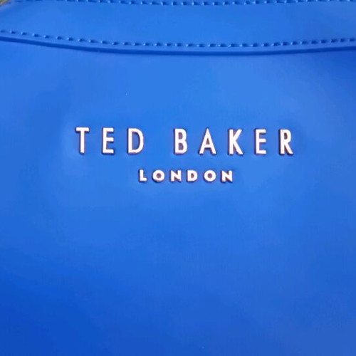 Ted Baker cross body leather bag cobalt blue new