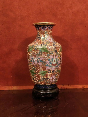 Decorative vase like new, dimensions 7x15cm