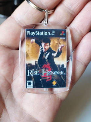 Jet Li Rise to Honor PS2 acrylic keychain