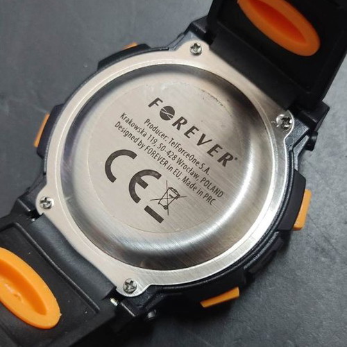 Forever Kids Digital Watch new with Black Rubber/Plastic Strap