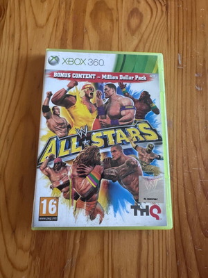 WWE All Stars Xbox 360 game like new, fighting genre