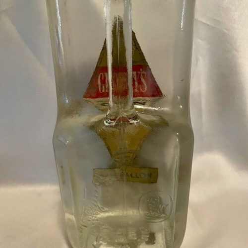 Gilbey's London Dry Gin vintage bottle, new, 1960s-1970s