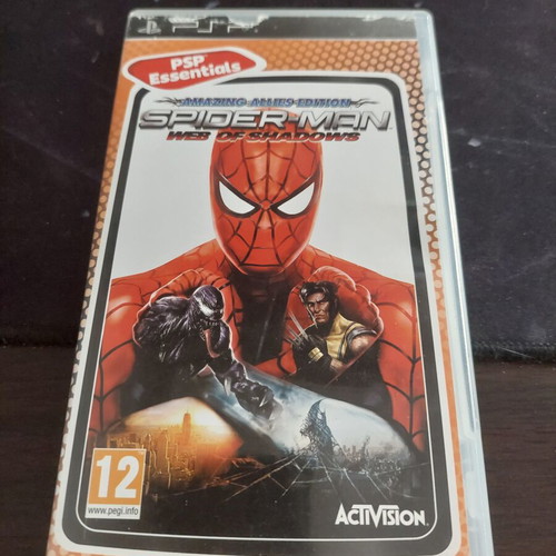 Spider Man Web of Shadows PSP game used