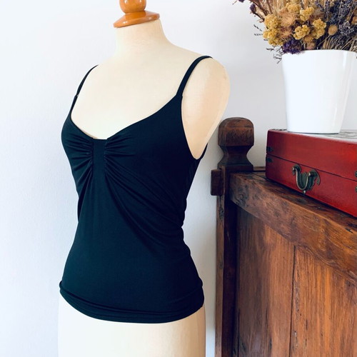 Veloudakis Black Jersey Top like new, size S