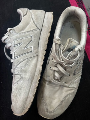 Παπούτσια New Balance αθλητικά μεταχειρισμένα, άσπρα, μέγεθος 39