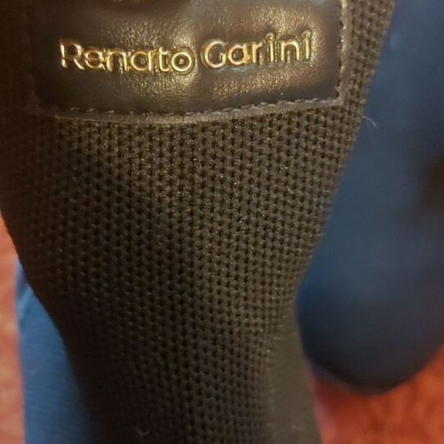 Renato Garini rubber ankle boots size 38 like new, black