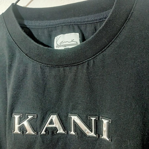 Kani T-shirt like new, black with silver sign, size XL