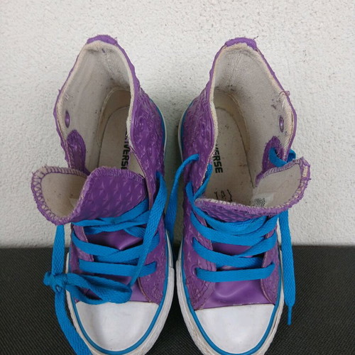 Converse All Star sneakers used, size 30, purple