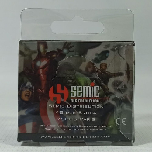 Semic Marvel Iron Man Helmet metal keychain new, 5 cm