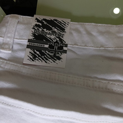 Dsquared2 White Denim Shorts W32 New