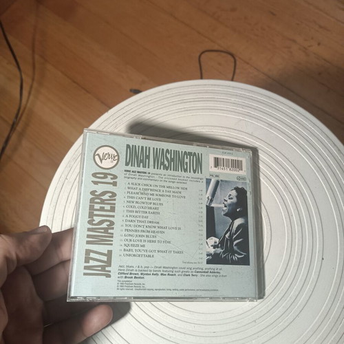 Dinah Washington Verve Jazz Masters 19 CD used, jazz compilation