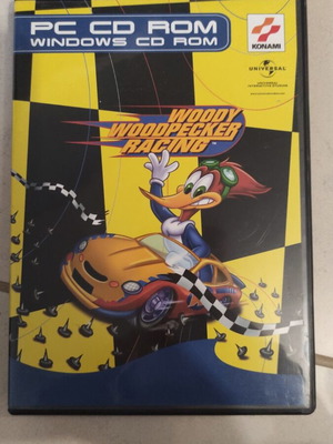 Woody Woodpecker Racing PC game με σημάδια χρήσης