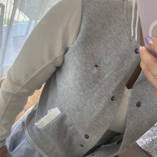 Tommy Hilfiger jacket like new, white and grey, size XS