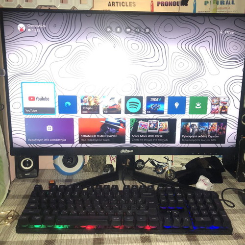 Xbox Series S 512GB like new with 27' monitor and accessories