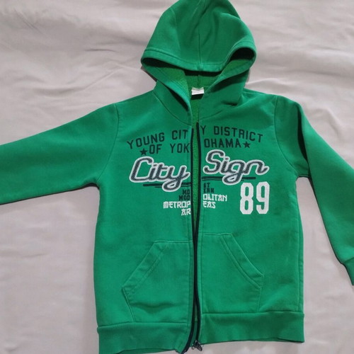 Trax hoodie jacket like new, green, size 6