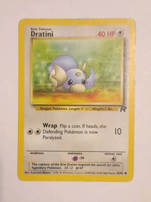 Κάρτα Dratini Team Rocket 53/82 μεταχειρισμένη