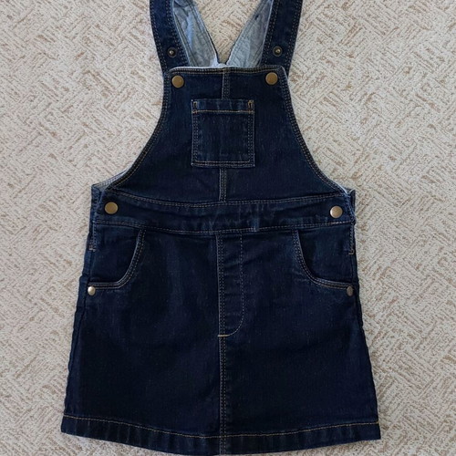 Denim skirt salopette 9-12 months like new Marks and Spencer