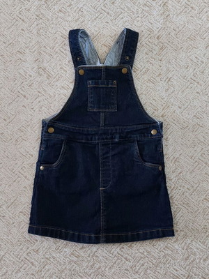 Denim skirt salopette 9-12 months like new Marks and Spencer