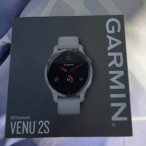 Garmin Venu 2S GPS smartwatch used with box
