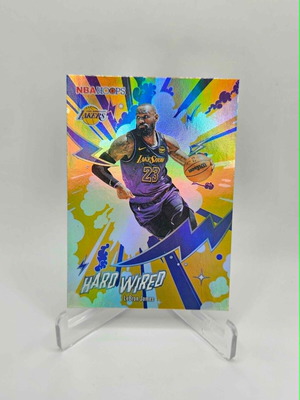 Topps NBA Hoops LeBron James Hard Wired basketball card