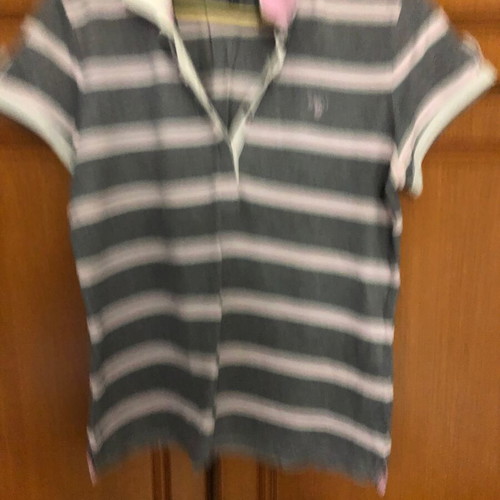 GANT Womens Polo shirt like new, gray and pink, XXL