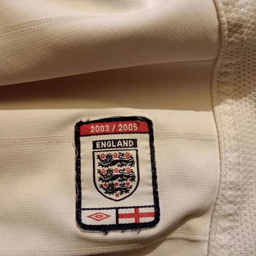 England National Team Jersey double-sided used, size Large, UBRO
