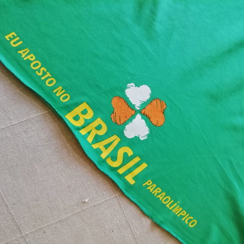 Collectible bandana Brazil 2016 Paralympics like new