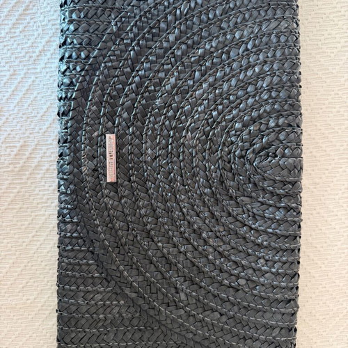 Fullah Sugah black clutch handbag