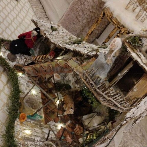Large Nativity Scene like new DIY