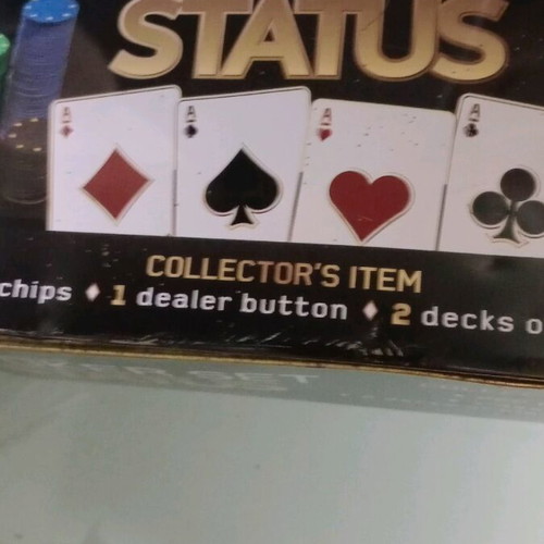 Poker chips like new with case and additional box