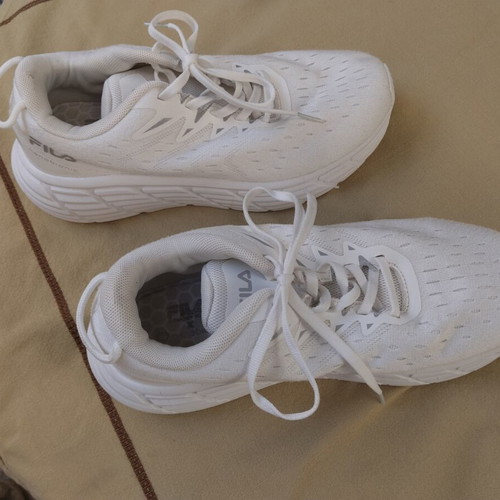 Fila Nanobionic Memory Foam women's white sneakers, size 40