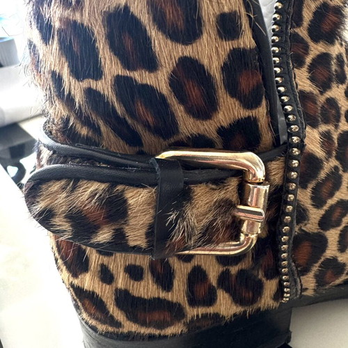 Just Cavalli boots like new, natural hair, colorful