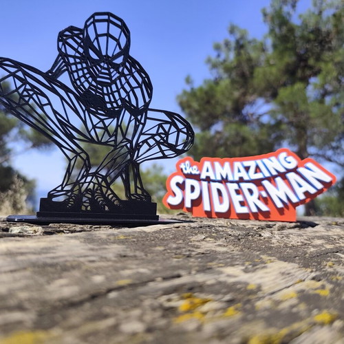 The Amazing Spider-Man 3D Logo Stand new collectible