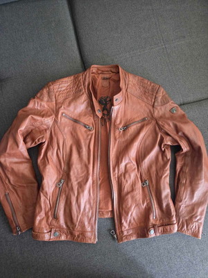 Gipsy leather men's jacket, brown, size XL