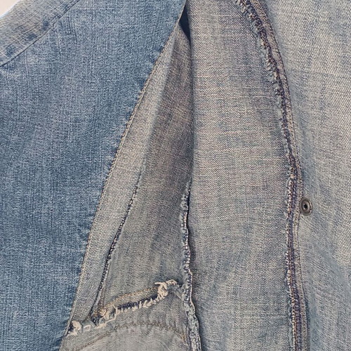 Fornarina denim jacket like new, size L with slim fit