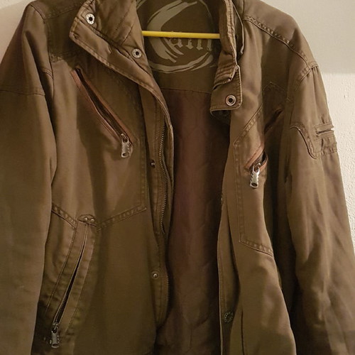 Men's jacket used brown size M for height 1.72-1.80 m