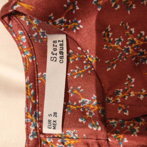 Women's shirt new Sfera pink size S with back button