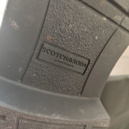 Scotch & Soda black boots like new, size 39